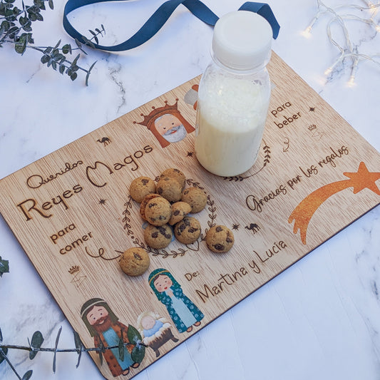 Bandeja Reyes Magos tradición color