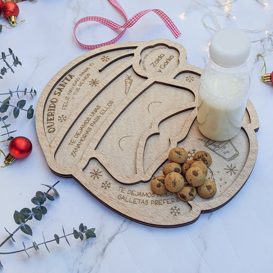 Bandeja carita Papá Noel