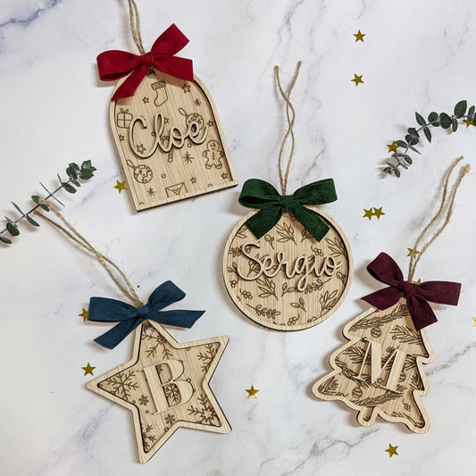 Bola Navidad natura abeto