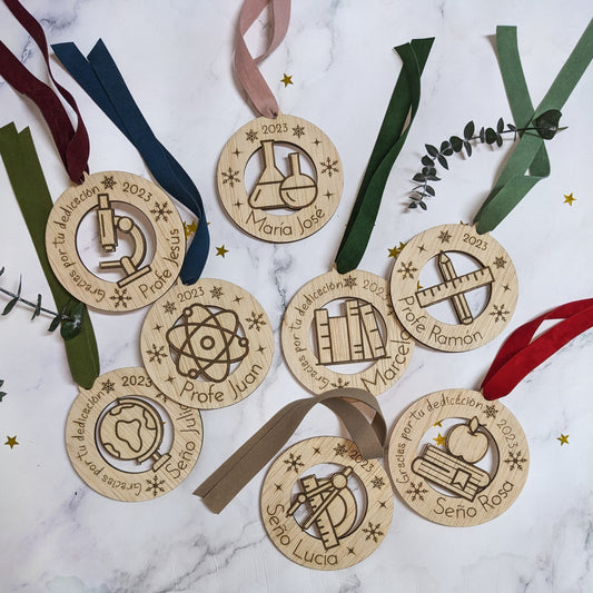 Bola Navidad profe dibujo