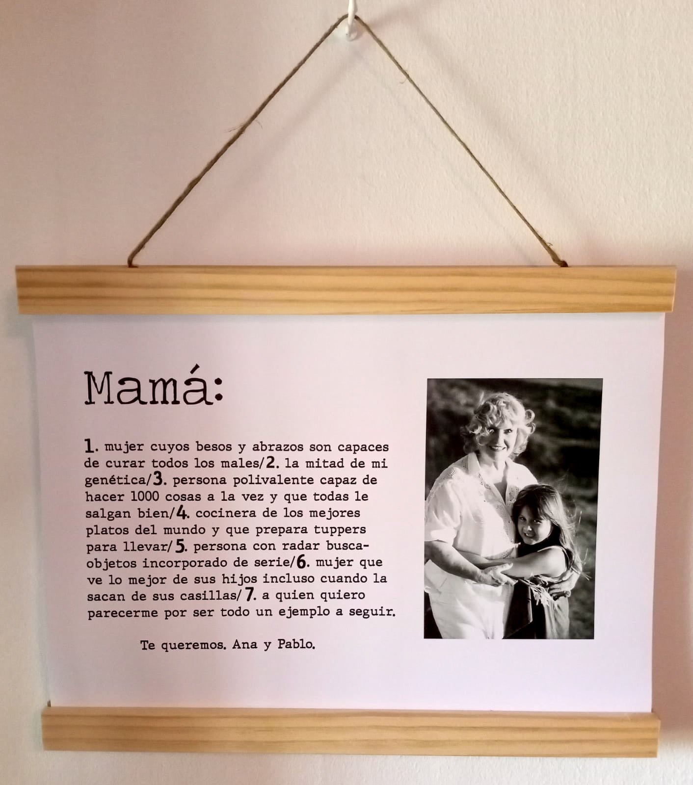 Lámina definición mamá-Foto