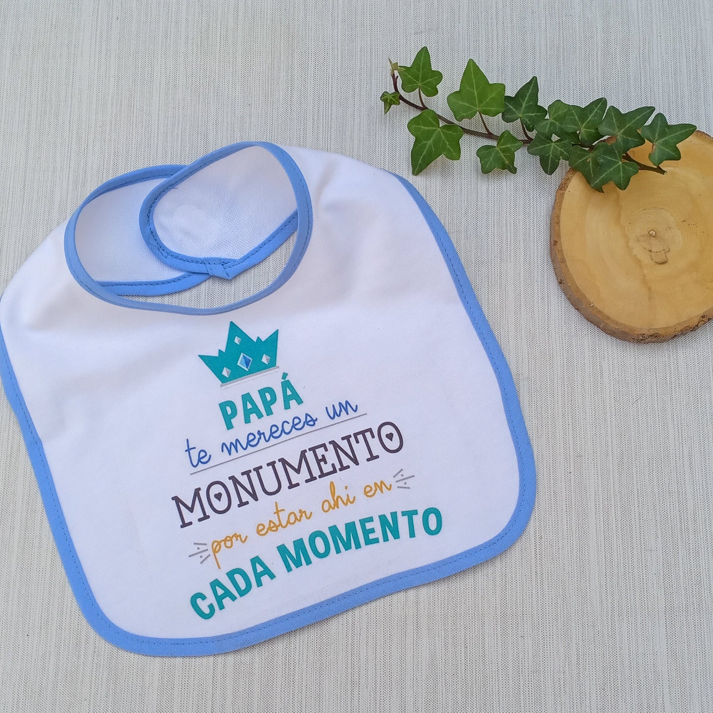 Babero Papá Monumento