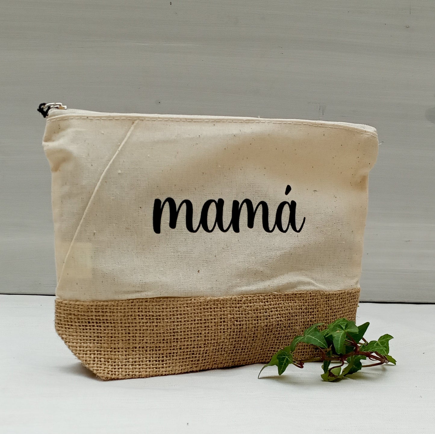 Neceser yute y algodón Mamá
