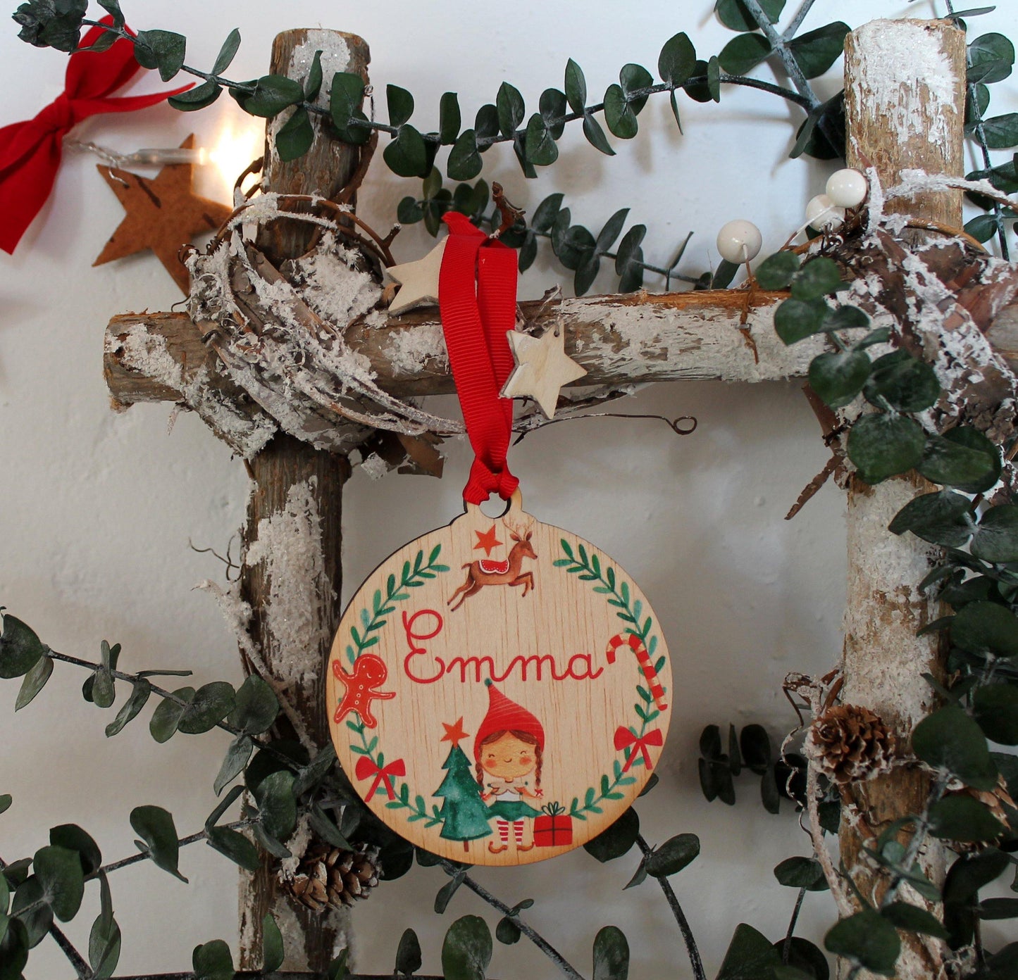 Bola madera Elfa - Nombre - Miss Moppet