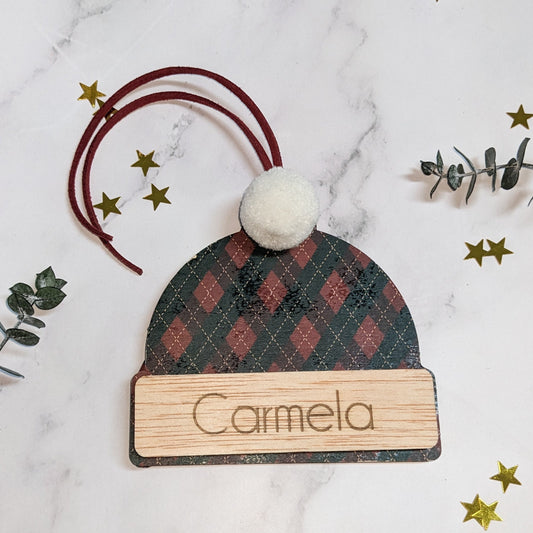 Bola Navidad gorro nieve