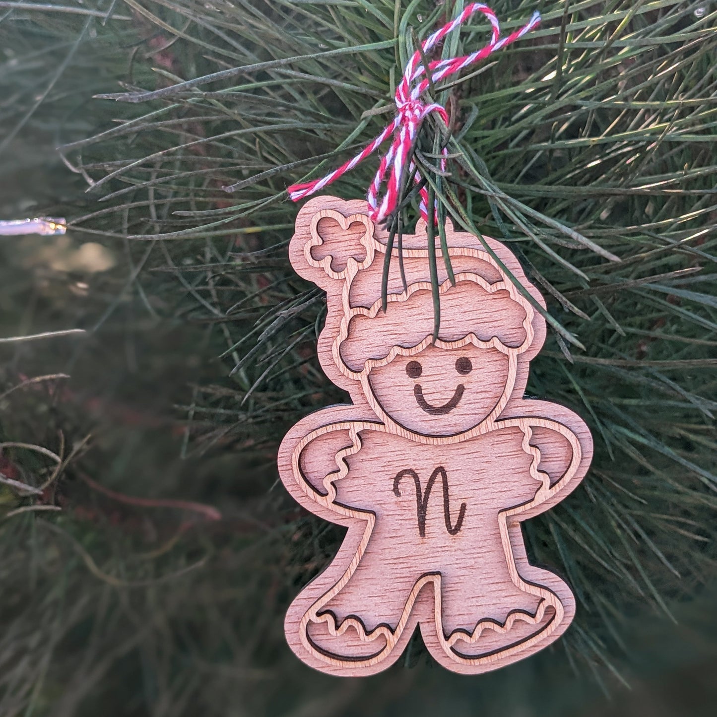 Bola Navidad muñeco jengibre N