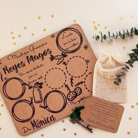 Pack Llave mágica + Bandeja Reyes Magos - Miss Moppet
