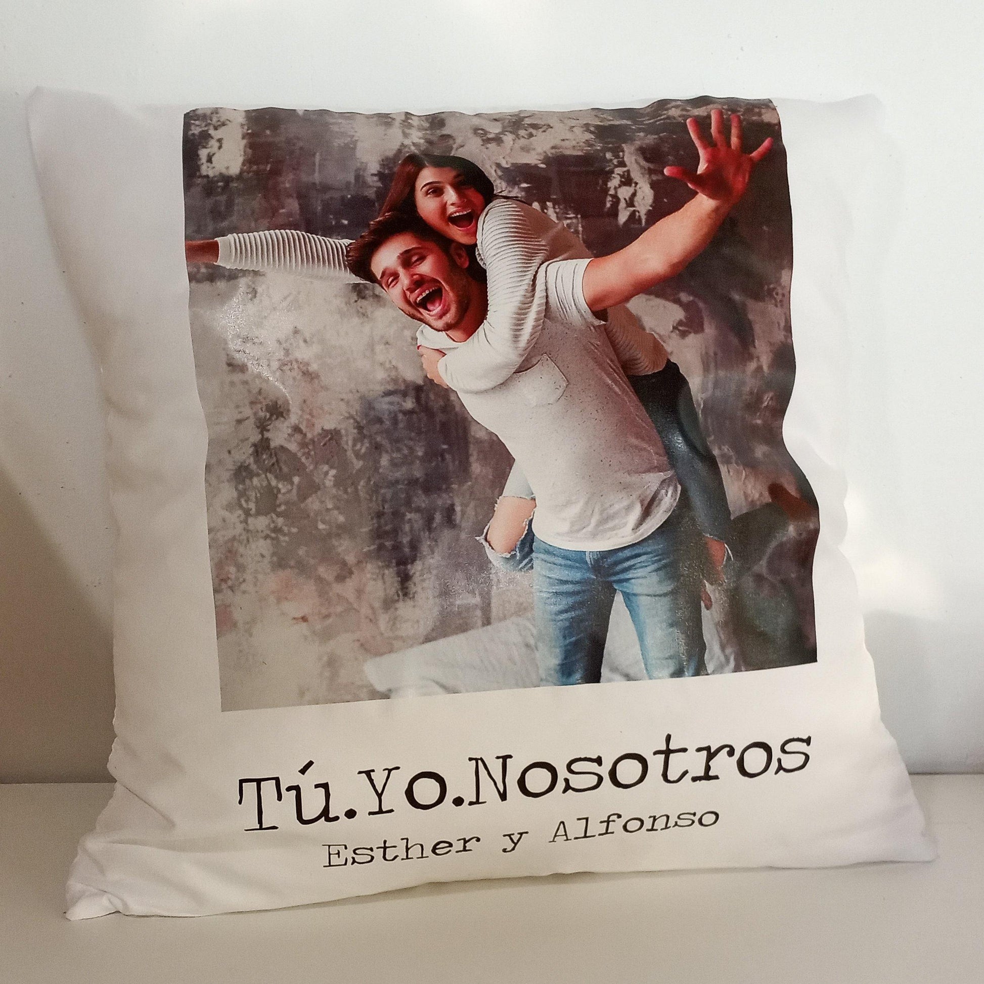 Cojín "TU.YO.NOSOTROS" Personalizado Nombre-Foto - Miss Moppet