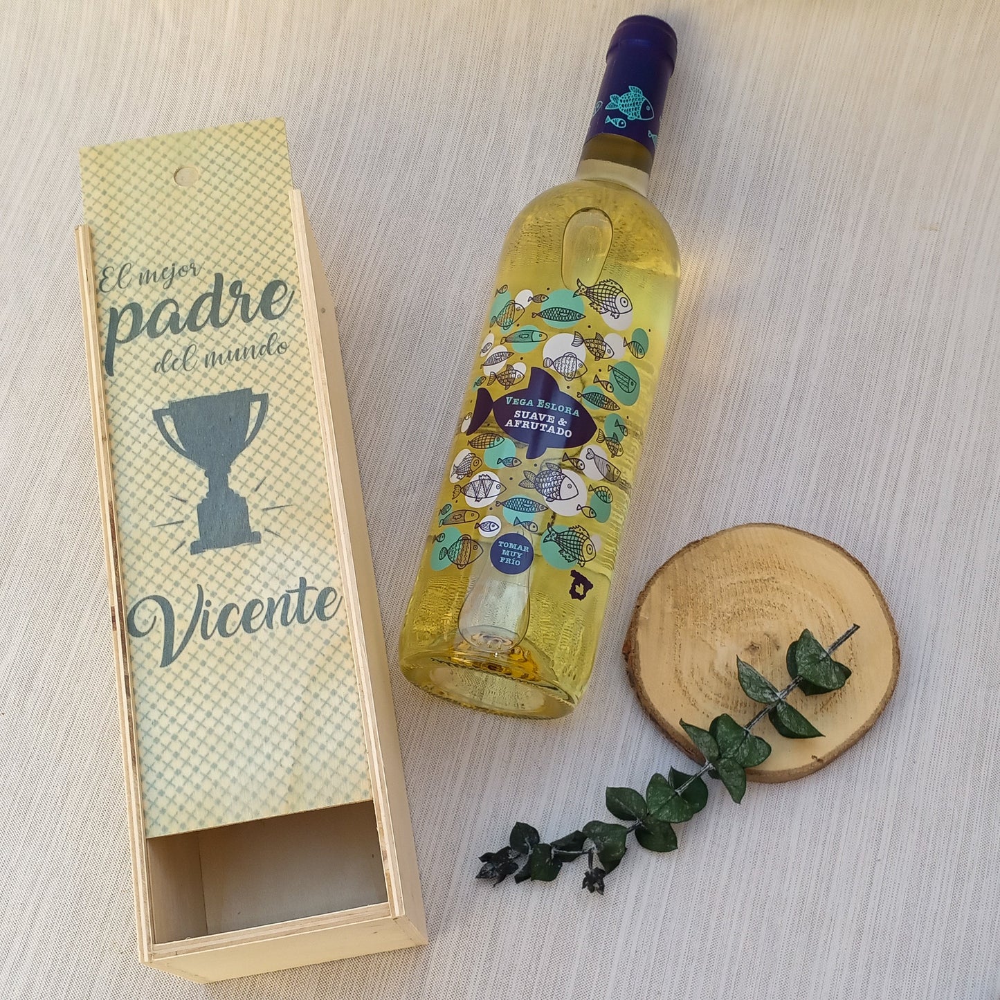 Caja personalizada para botella - Nombre